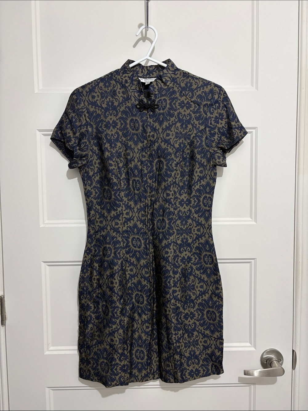 90s Le Château Chinoiserie Mini Dress